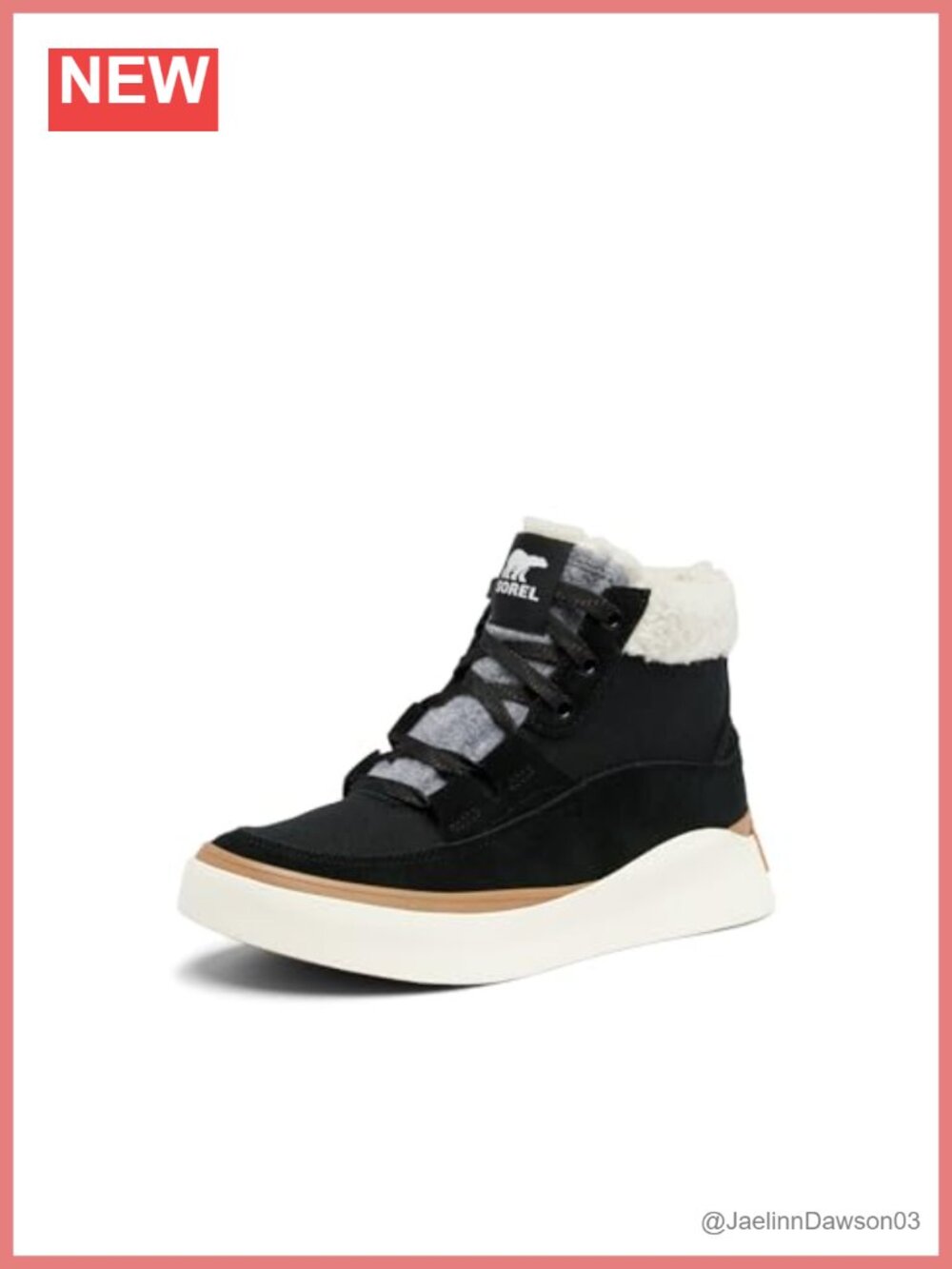 SOREL Out N About IV Mid Waterproof Sneaker Suede Canvas Faux Shearling